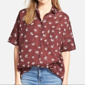 Madewell Courier Shirt | Maroon